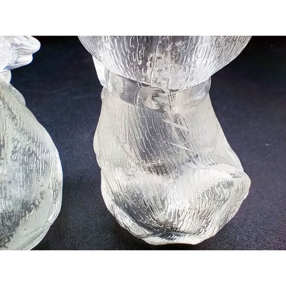 Duckling Salt Pepper Shakers Set Acrylic Vintage Duck 3 Inches Taiwan Kitchen - Picture 9 of 16